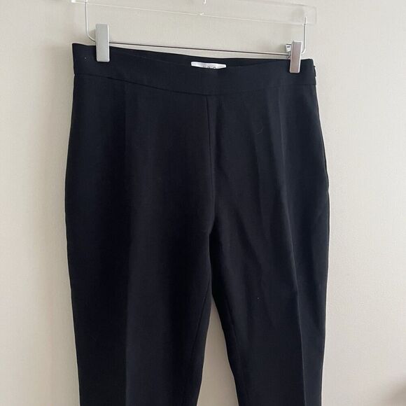 IRO Moore Black Dress Pants 6 Straight Leg Crop Capsule Minimalist Academia 38 - Picture 10 of 13